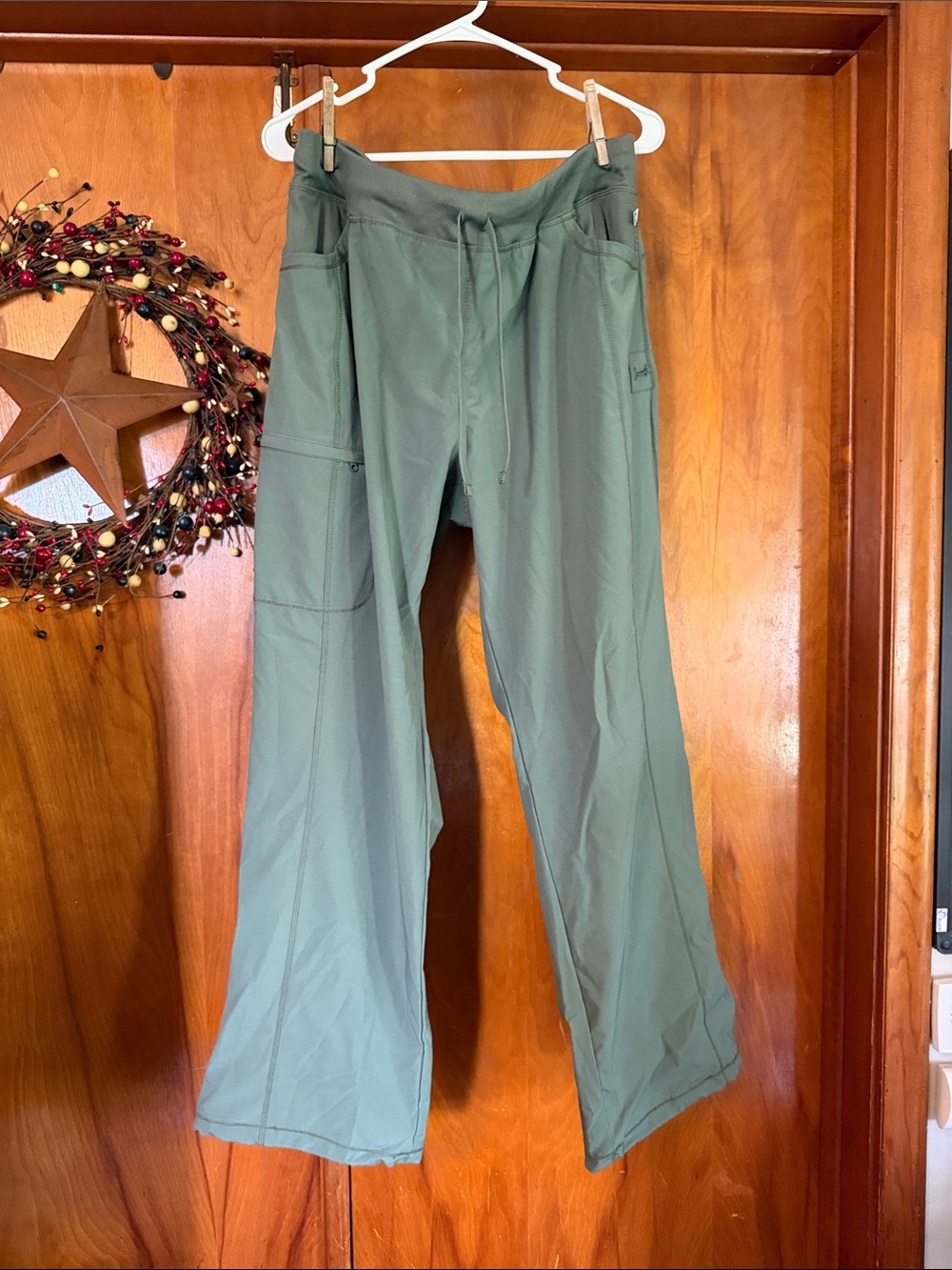 Olive scrub pants